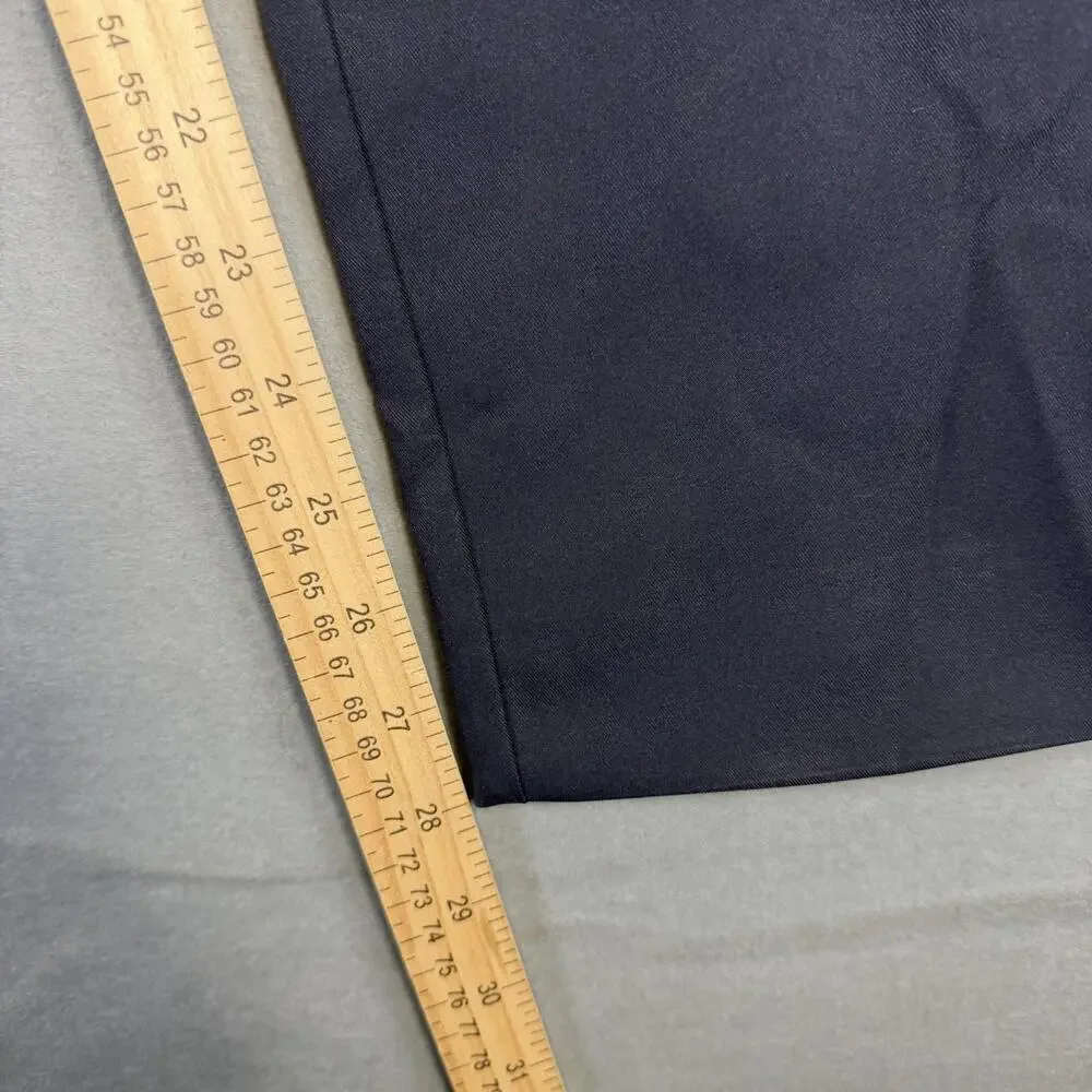 BYLT Executive Pants Mens 33 Navy Tapered Performance Stretch Anti Wrinkle